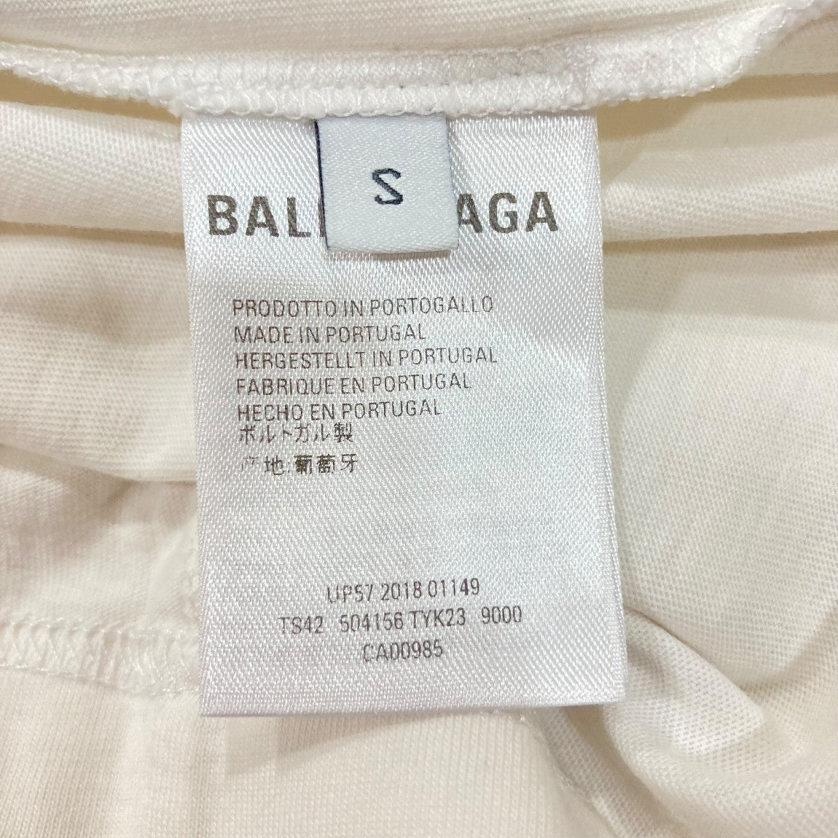 BALENCIAGA(バレンシアガ) 半袖ロゴプリントカットソー504156