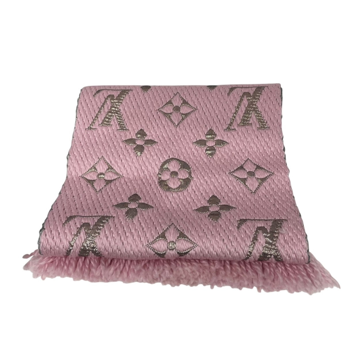 LOUIS VUITTON(ルイヴィトン) モノグラム柄シルク混ウール大判ストール