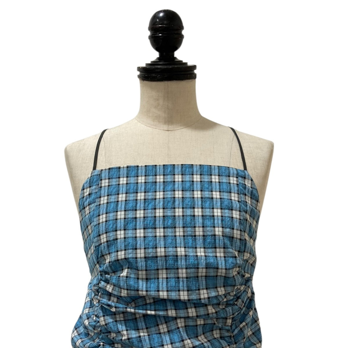 kkk【新品未使用タグ付き】メゾンスペシャルチェックキャミビスチェ MAISON SPECIAL(メゾンスペシャル) Checked Maxidressesチェック