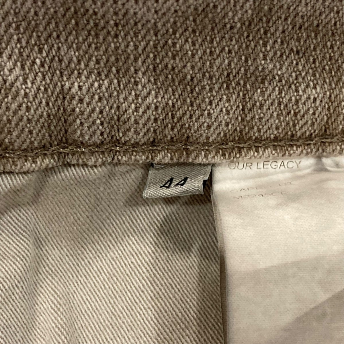 OUR LEGACY(アワーレガシー) CAPRI CUT OVERDYEDカットオフ デニム