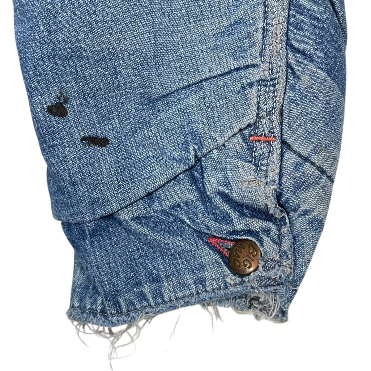 60'sヴィンテージBIG MAC 　　　　　　カバーオール 裏地ブランケット 60'S BIG MAC 裏地単色ブランケット デニム カバーオール ビッグ