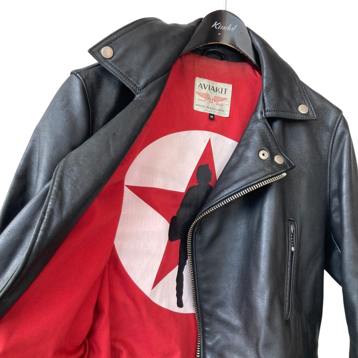 Lewis Leathers×Hysteric Glamour ライダースジャケット4LB-1702