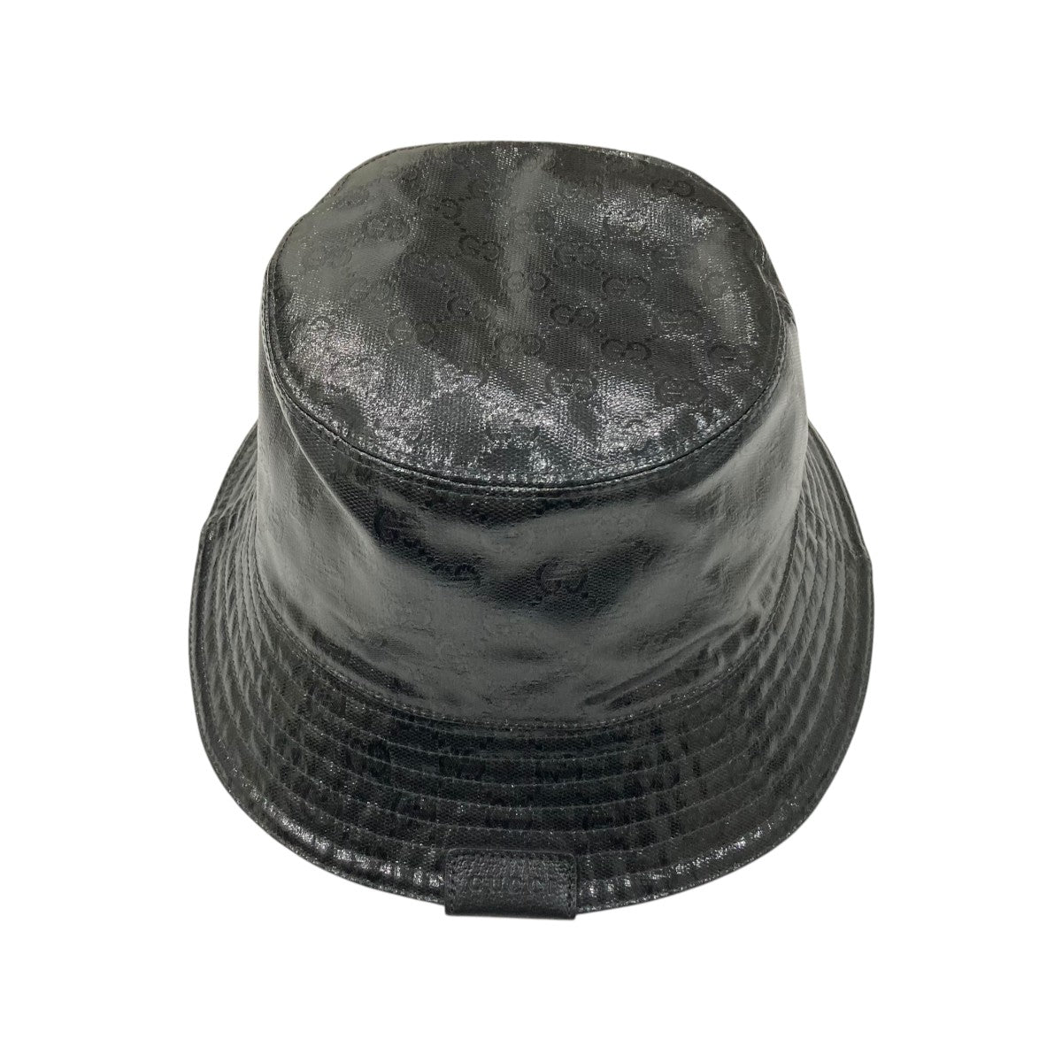 GUCCI(グッチ) GGクリスタル バケットハット ブラック サイズ L