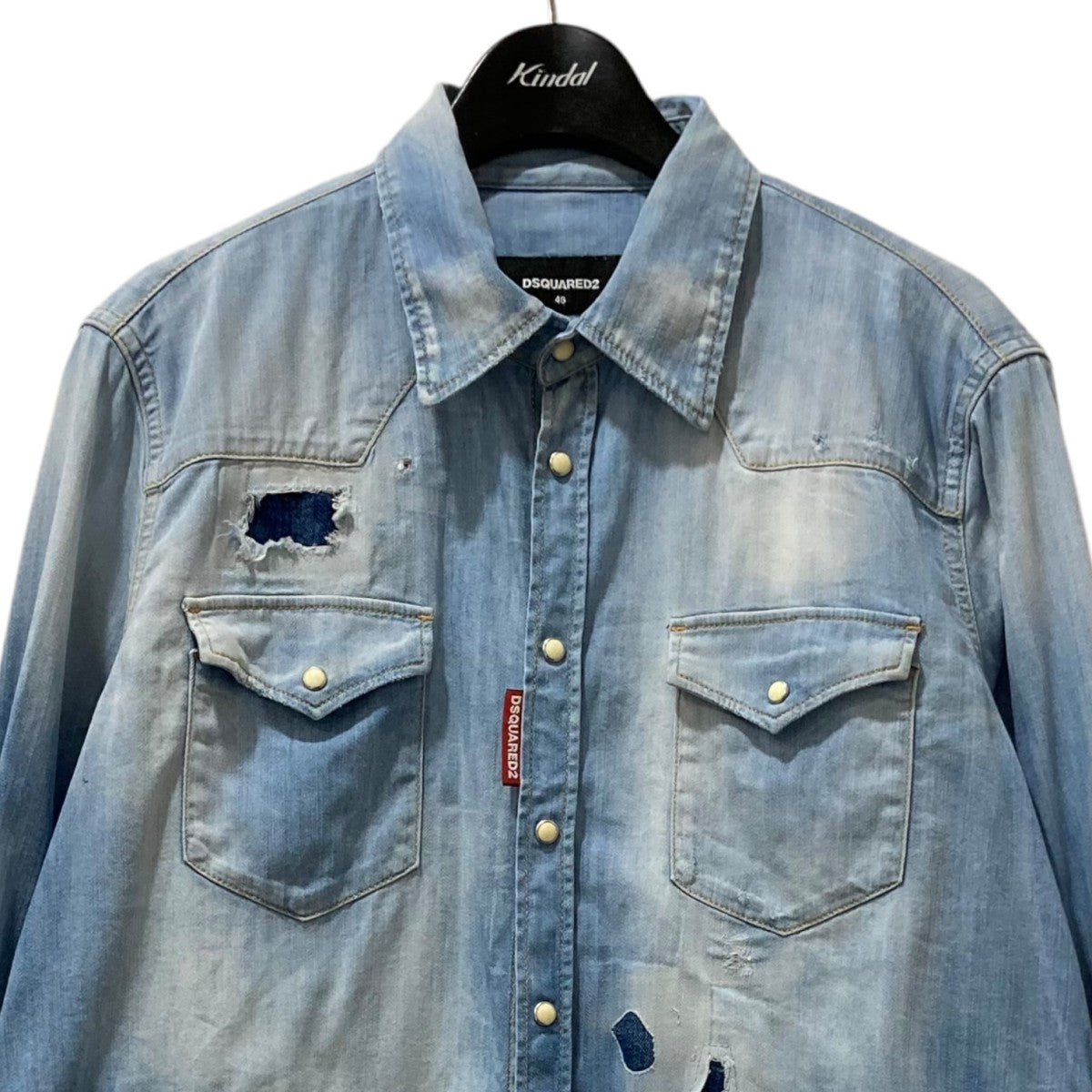 DSQUARED2(ディースクエアード) Western Denim Shirtウエスタン