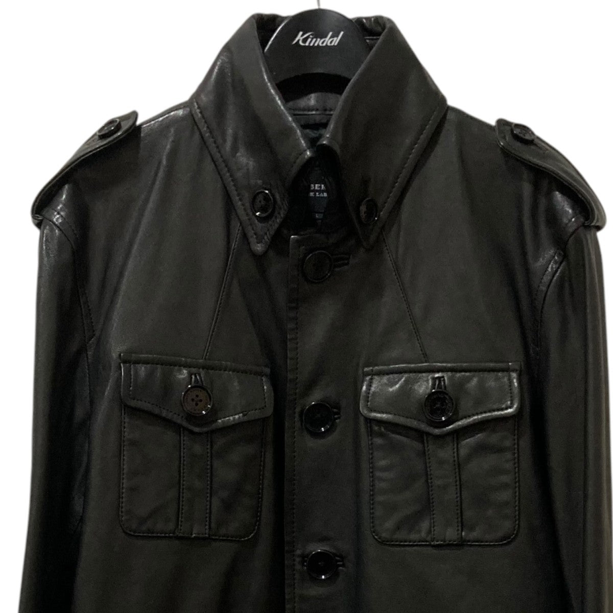 BURBERRY BLACK LABEL レザージャケットBMP46-315-09 古着・中古-3枚目のアイテム画像