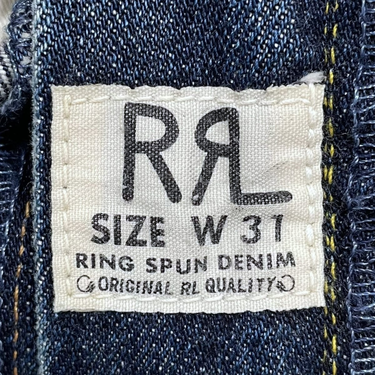 RRL 加工デニムパンツ RING SPUN DENIM リングスパンデニム 古着・中古-10枚目のアイテム画像