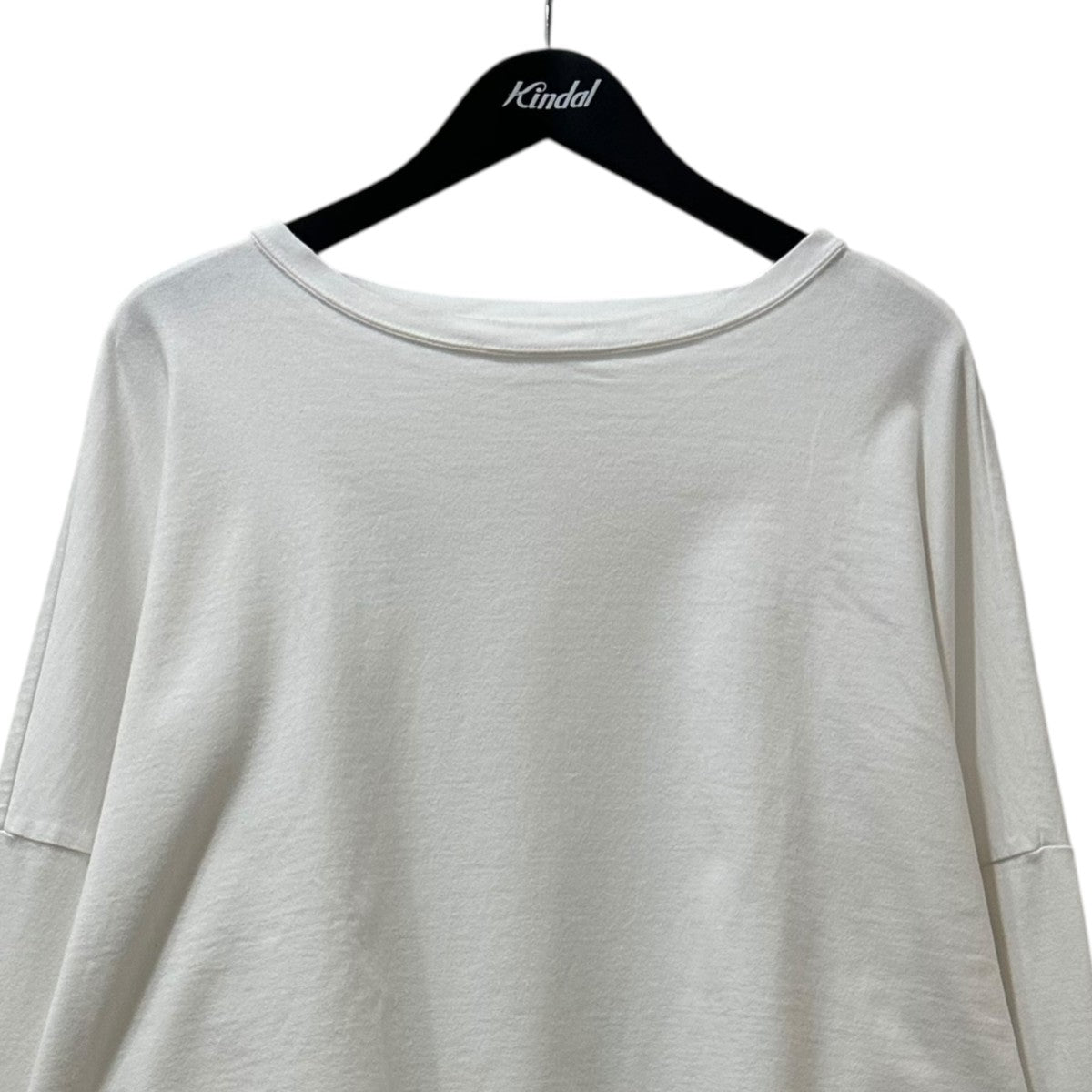 STONE  ロングスリーブカットソー ホワイト 330_KK 和紙糸ロングスリーブジャケットTシャツ (スノー