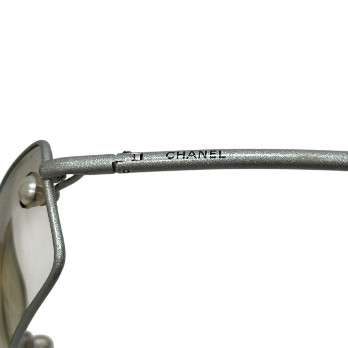 CHANEL(シャネル) パール付きスクエアフレームサングラス4075-H