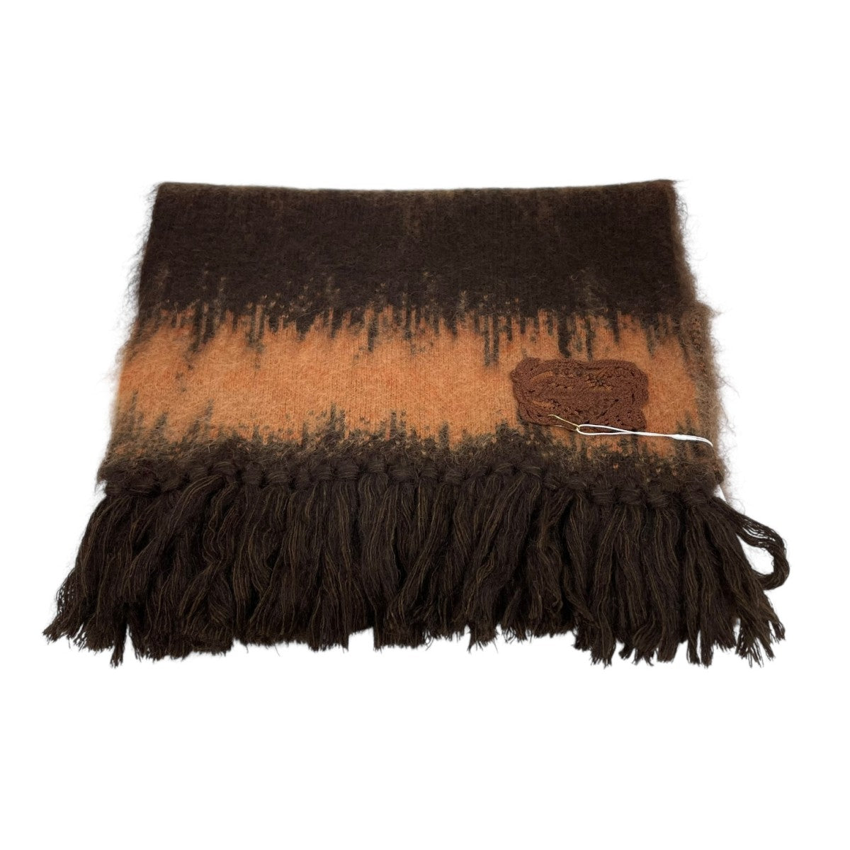 mame kurogouchi(マメクロゴウチ) Floral Embroidery Long Scarf