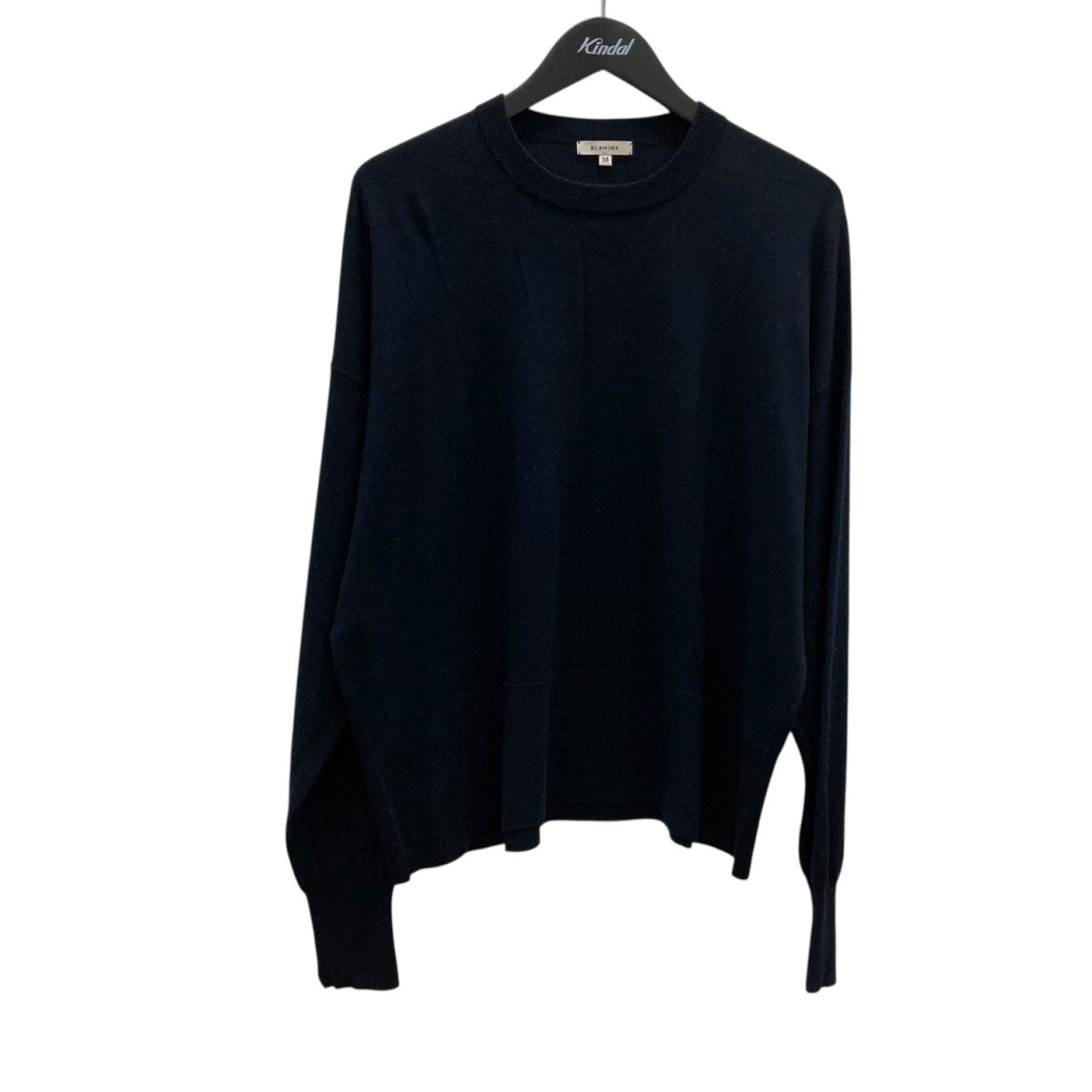 BLAMINK(ブラミンク) 長袖クルーネックニット7913-231-0145 7913-231