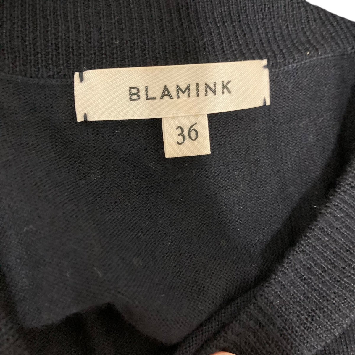 BLAMINK(ブラミンク) 長袖クルーネックニット7913-231-0145 7913-231