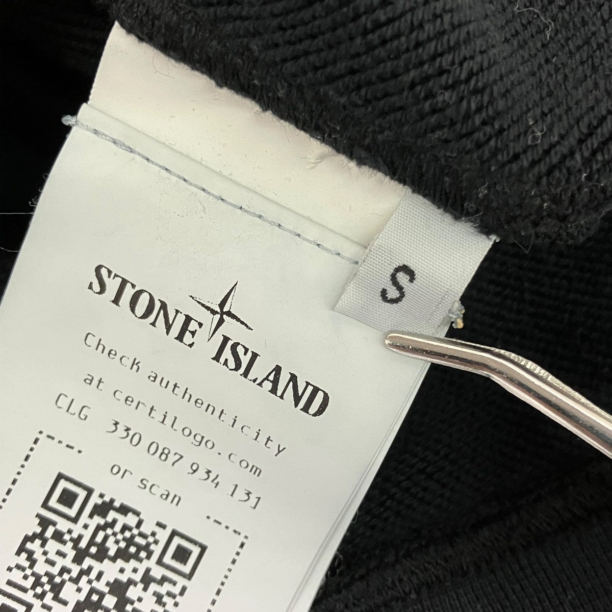 STONE ISLAND ORGANIC COTTON FLEECEジップパーカーK1S156100042 古着・中古-5枚目のアイテム画像