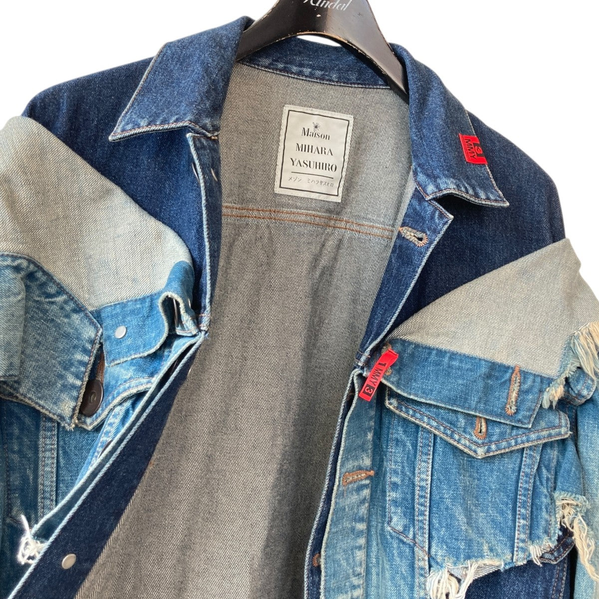 Maison MIHARA YASUHIRO デニムジャケット リラックススタイル
