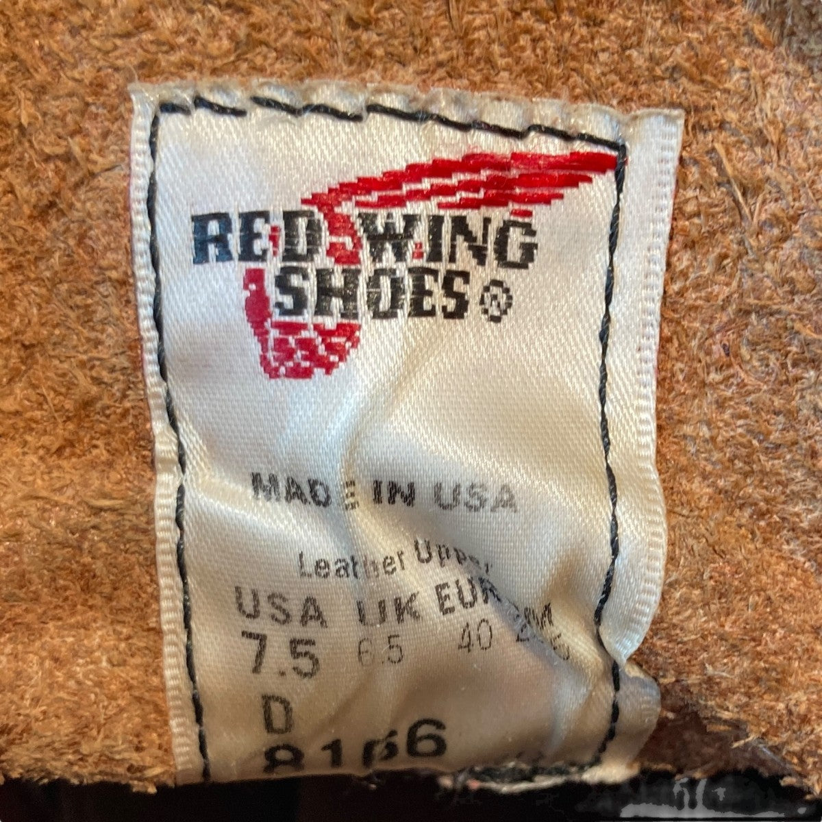 RED WING(レッドウィング) ブーツ8166 8166 レッド サイズ 25.5