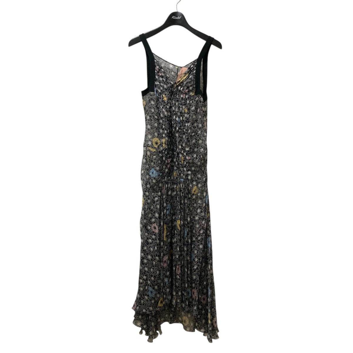 花柄シルクノースリーブワンピースP21EN2M H1325510
