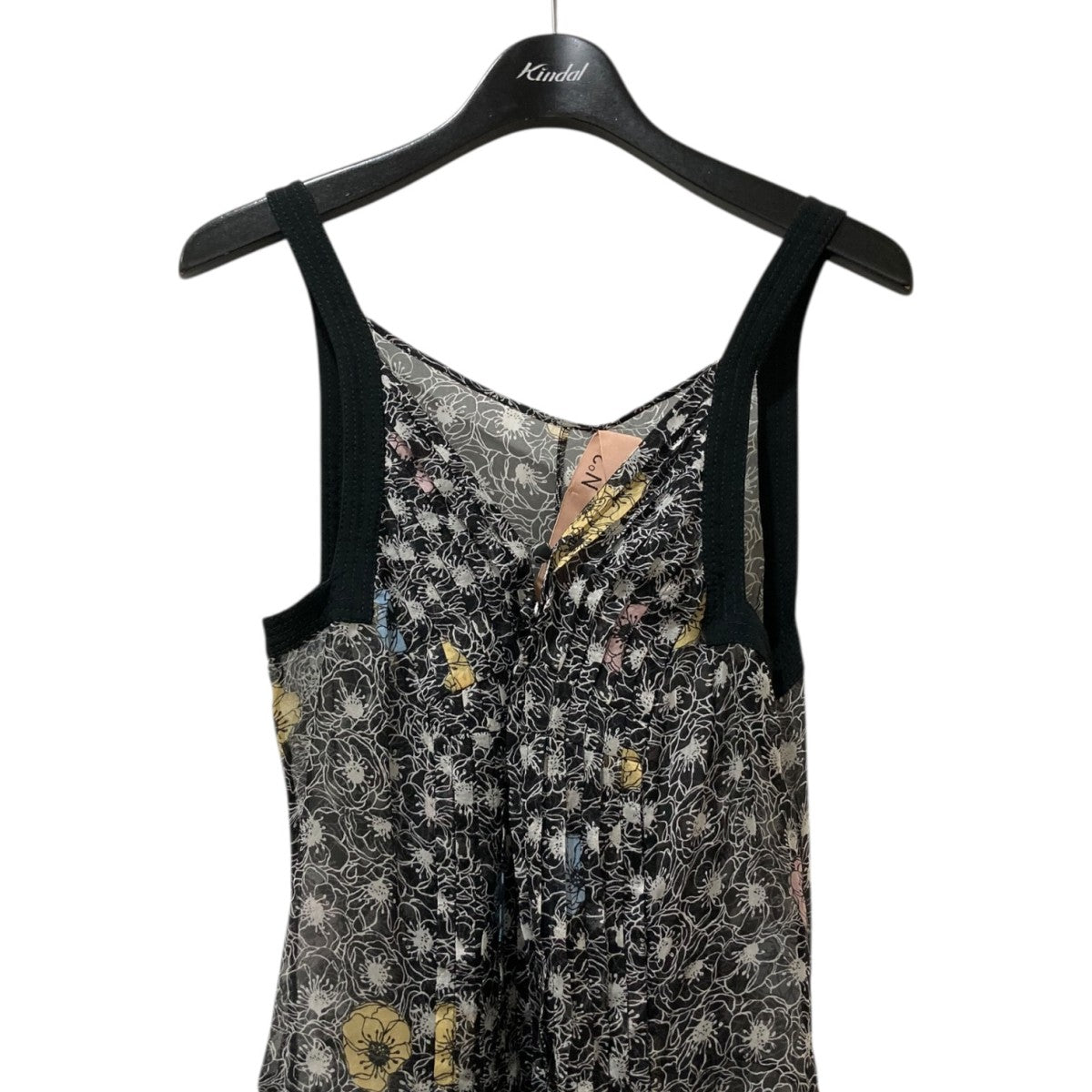 花柄シルクノースリーブワンピースP21EN2M H1325510