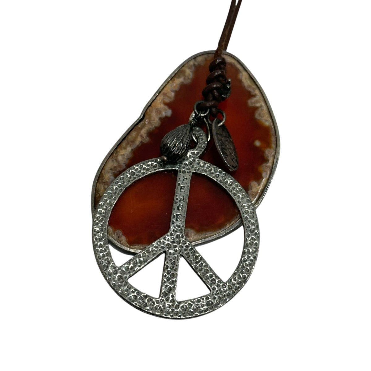 Chan Luu(チャンルー) ピース ストーンネックレス ブラウン Chan Luu(チャンルー) ピース ストーンネックレス ブラウン