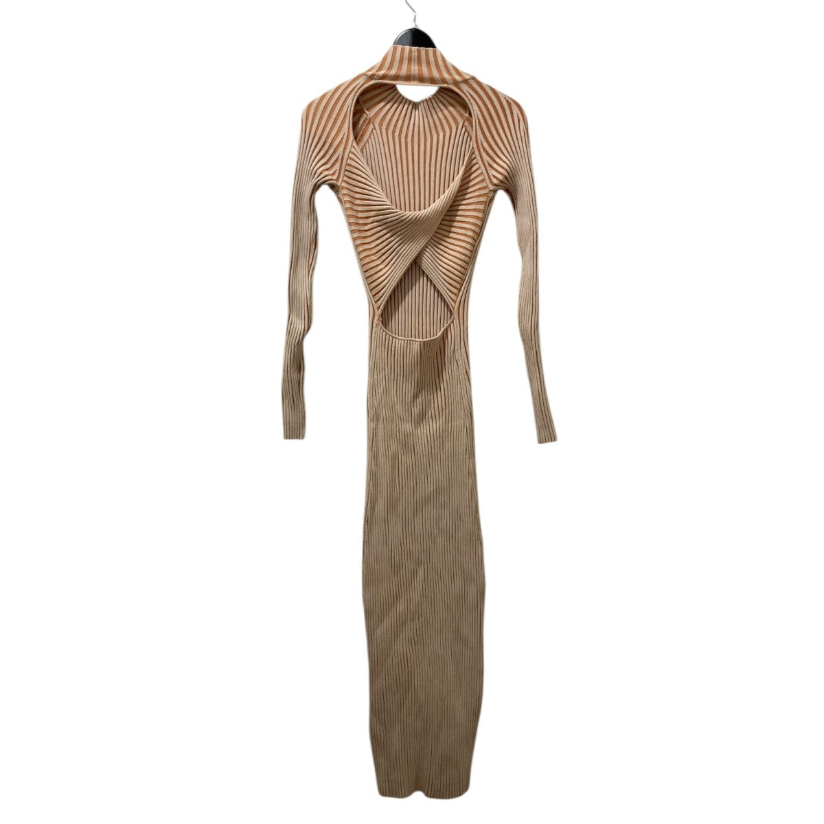 DION LEE バックオープンリブニットワンピース 古着・中古-2枚目のアイテム画像