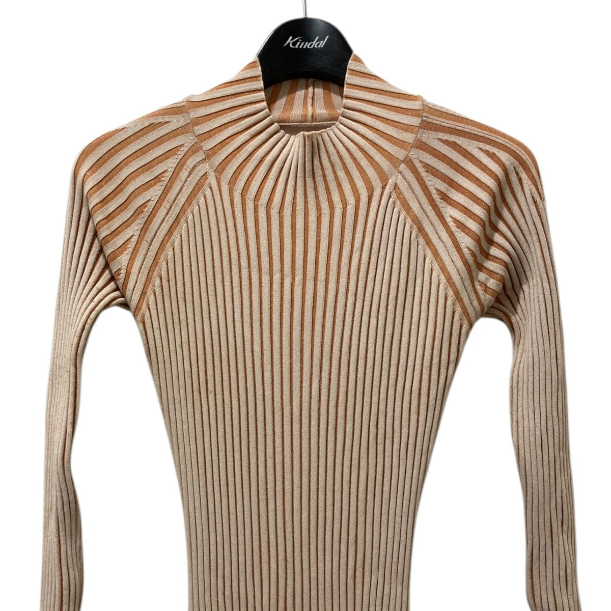 DION LEE バックオープンリブニットワンピース 古着・中古-3枚目のアイテム画像