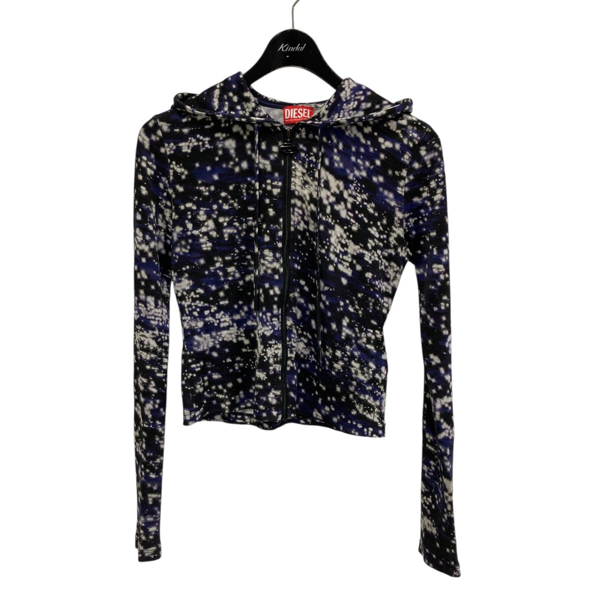 ディーゼル DIESEL T-CLAUHOOD-N1 スウェットパーカー A13425 ネイビー×パープル サイズ：M DIESEL(ディーゼル) T-CLAUHOOD-N1スウェットパーカーA13425