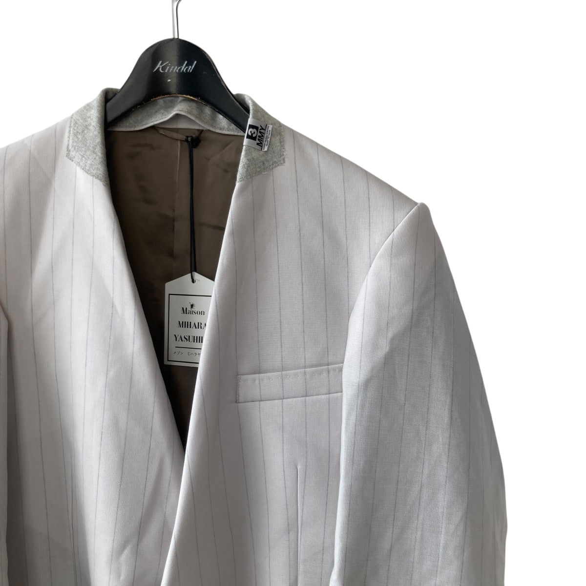 MIHARA YASUHIRO(ミハラヤスヒロ) Chalk Stripe Wool Jacket