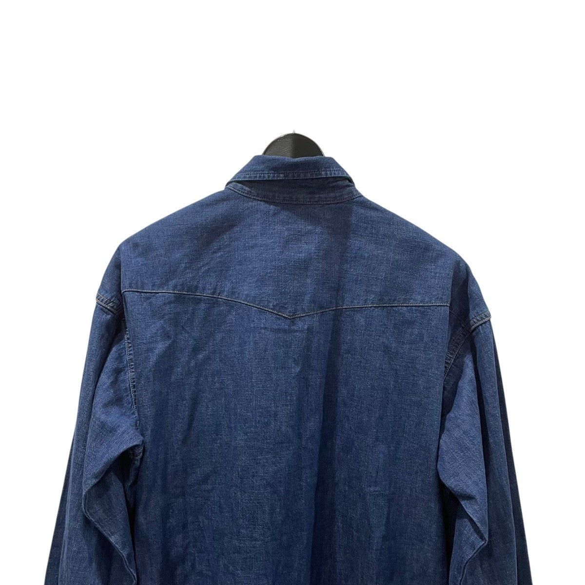 【極美品】ドゥーズィエムクラス　デニムシャツ　ウエスタン　インディゴ Wrangler×Deuxieme Classe 22AWデニムウエスタンシャツWS9311