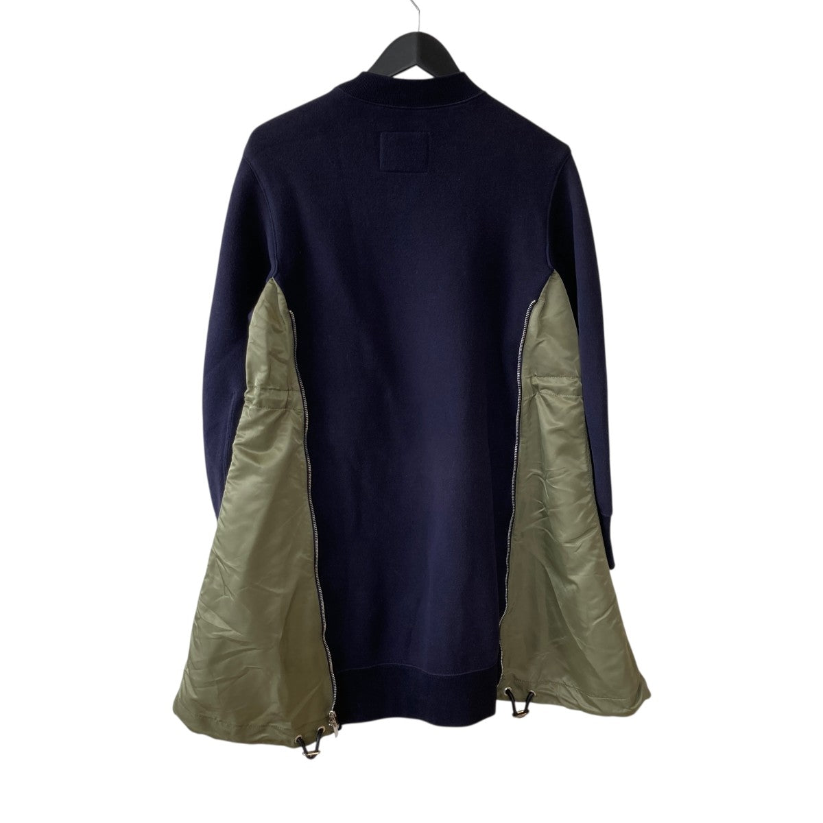 美品◎Sacai サカイ Sponge Ma-1 Dress ワンピース ◇関税込◇＊sacai＊Sponge Sweat x Nylon Twill Dress (sacai