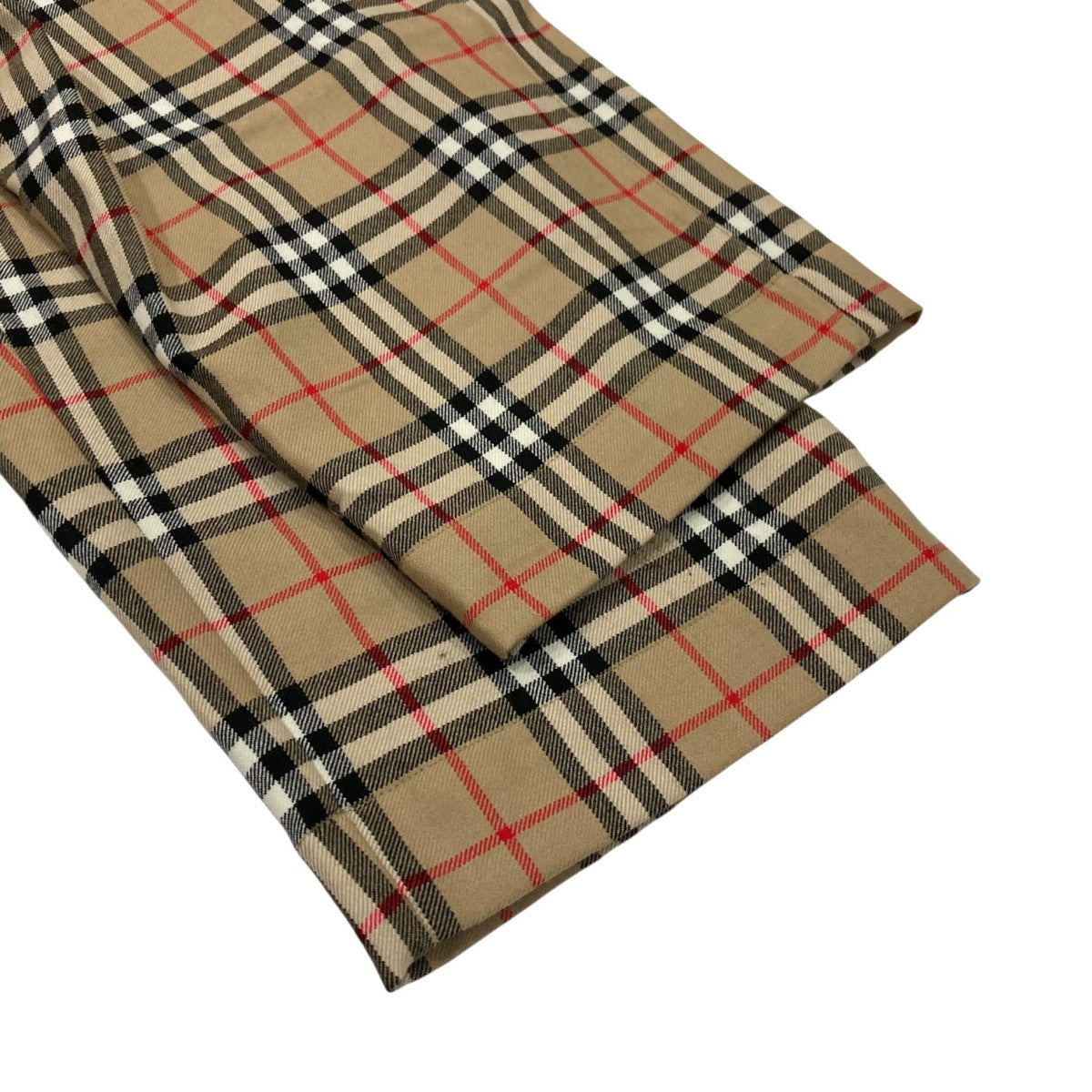 BURBERRY(バーバリー) チェックワイドパンツ8015464 8015464 ベージュ