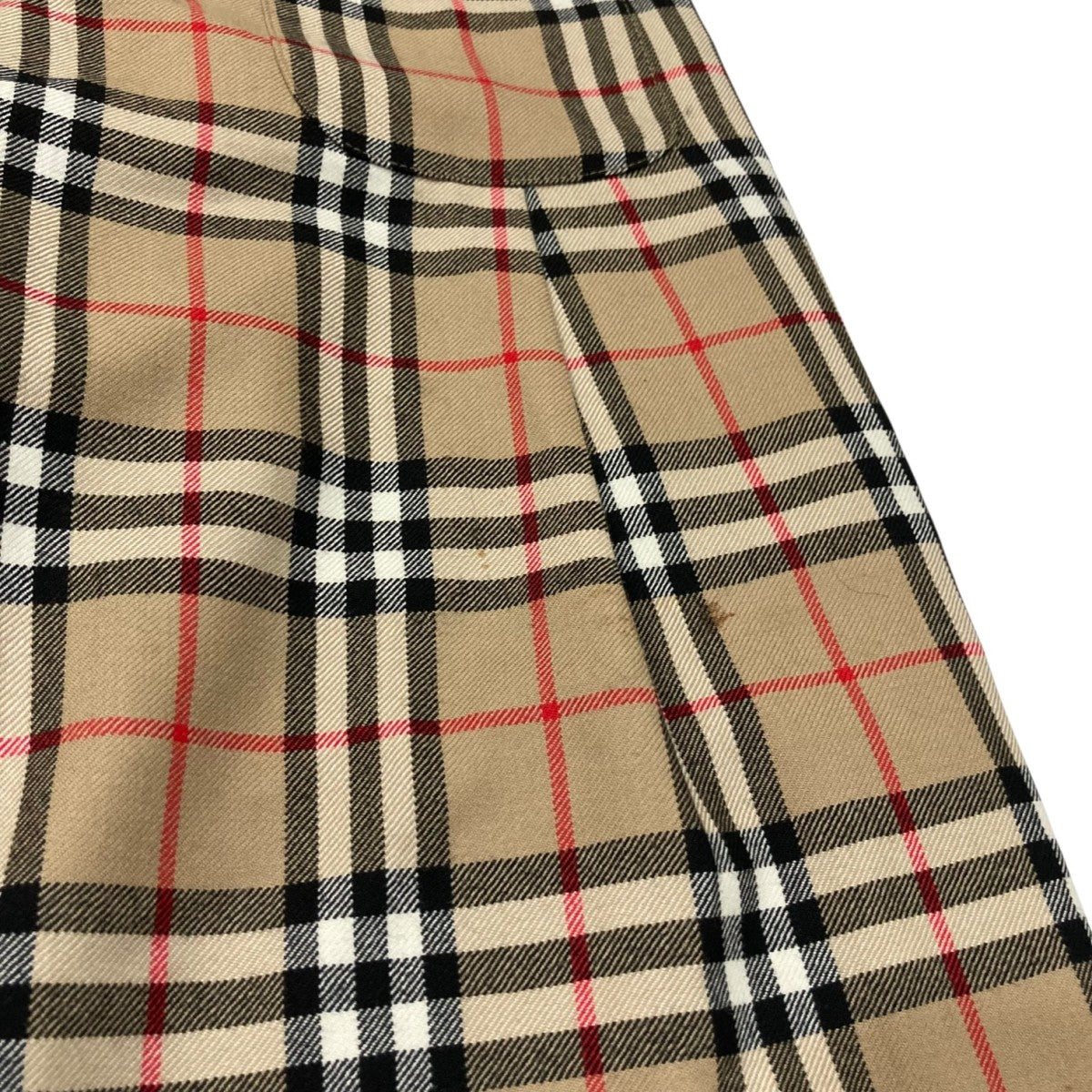 BURBERRY(バーバリー) チェックワイドパンツ8015464 8015464 ベージュ