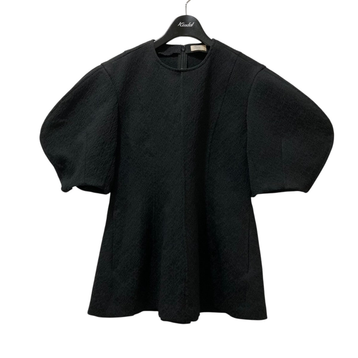 cygne パフスリーブジャガードブラウス 古着・中古-1枚目のアイテム画像