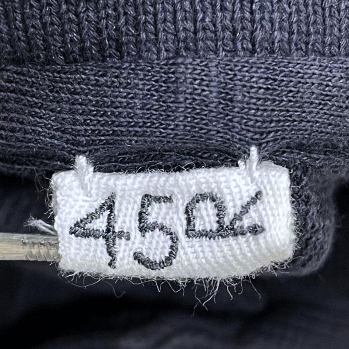 ご購入者がいらっしゃいます。【美品】45R ジンバカノコの馬ポロ／墨黒 45R(フォーティファイブアール) ポロシャツ ジンバカノコの33色