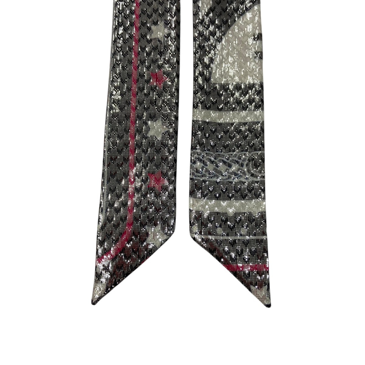 ⑧　エルメス　スカーフ HERMES(エルメス) TWILLON LUREX 64 Coaching Scarfスカーフ
