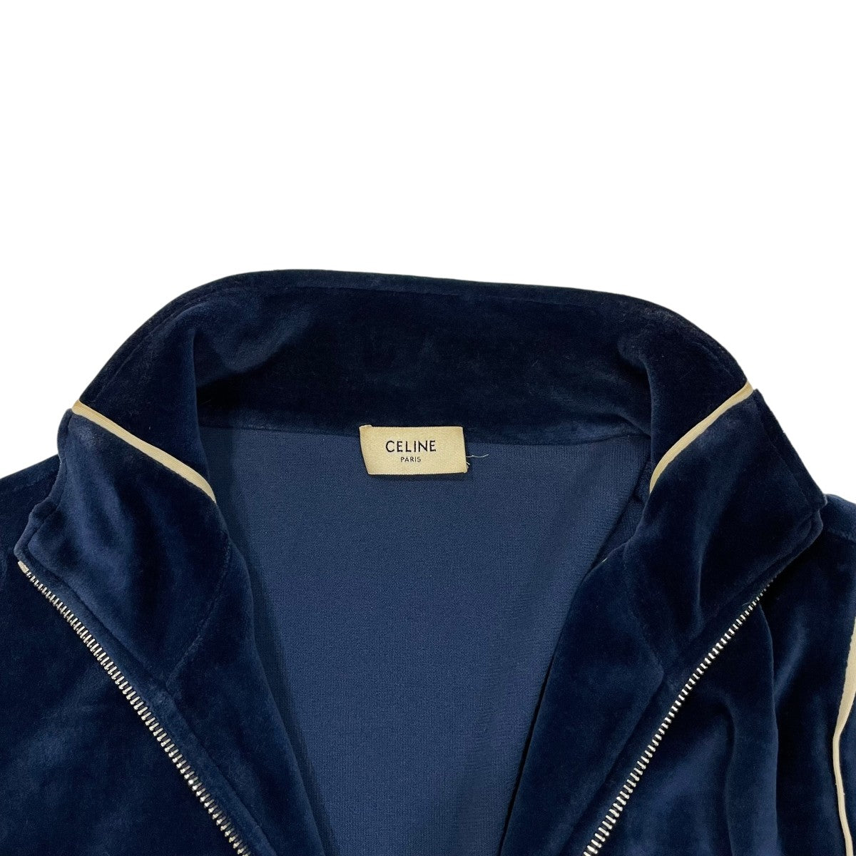 美品 CELINE セリーヌ トラックスーツジャケット ベルベット生地 Sサイズ 楽天市場】セリーヌ CELINE コットン ベルベット ロゴ ジャージ
