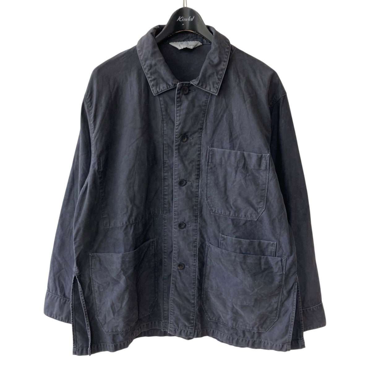 MOLESKIN COVERALL JACKET(DUSKY PURPLE) – ANCELLM
