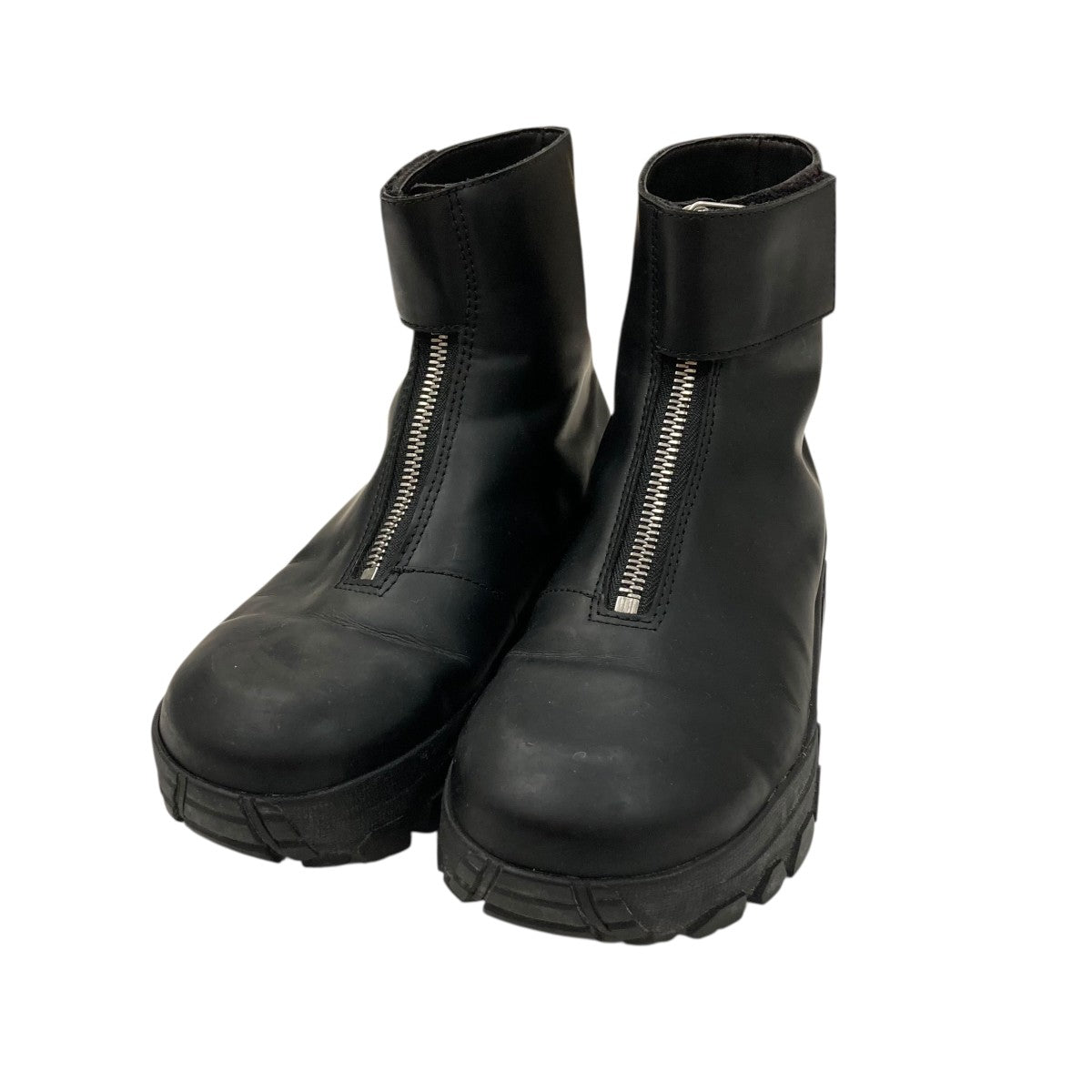 Name．(ネーム) FRONT ZIP BOOTSフロントジップブーツ ブラック