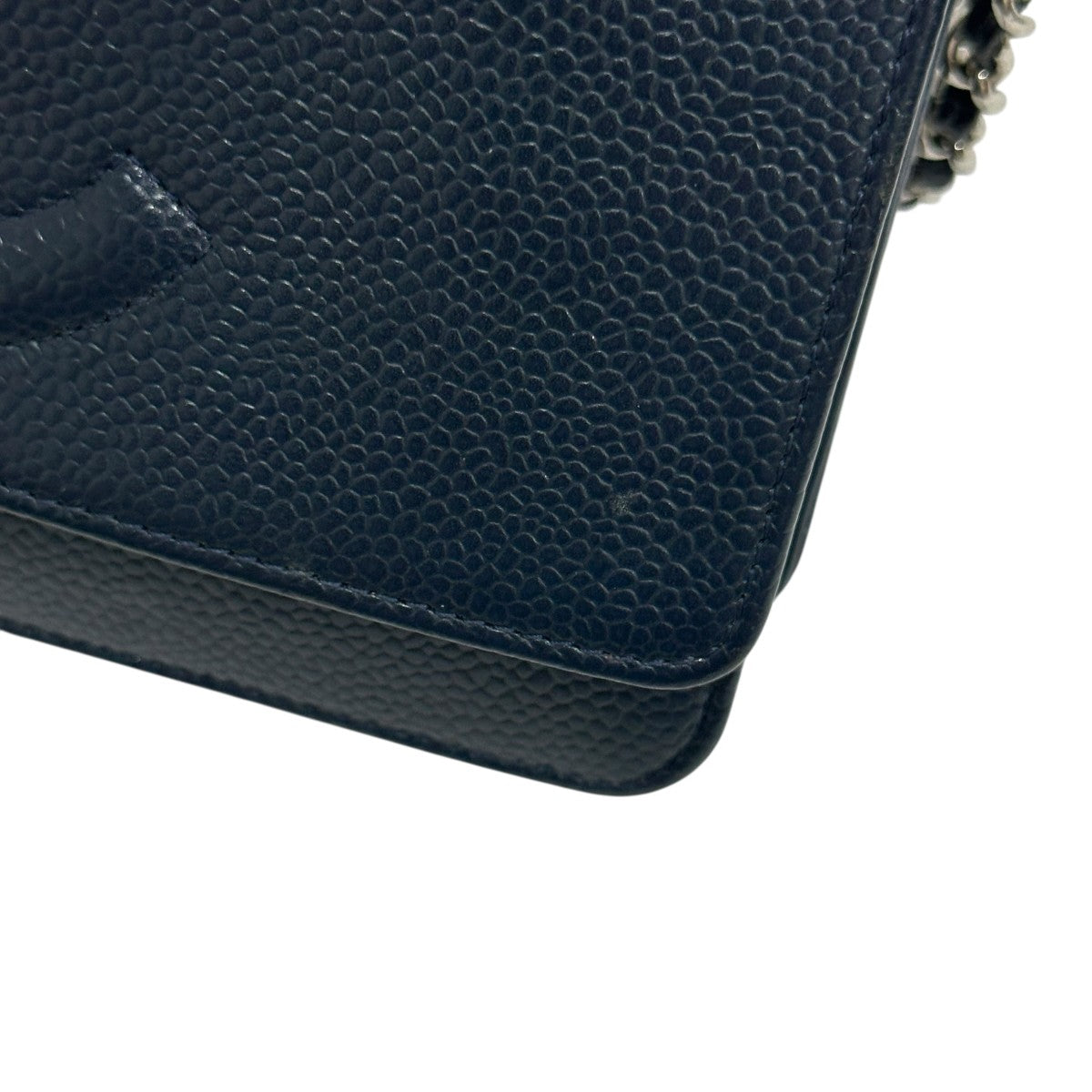 CHANEL(シャネル) チェーンウォレット 1629**** ネイビー