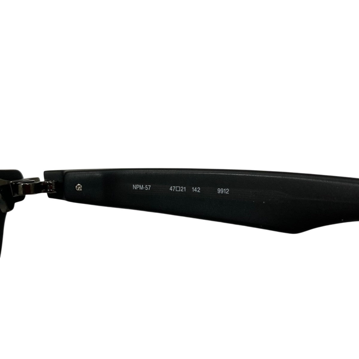 新品未使用999.9 フォーナインズ NPM-82 53□18 139/黒縁 999.9(フォーナインズ)製メガネフレーム フォーナインズ NPM-57