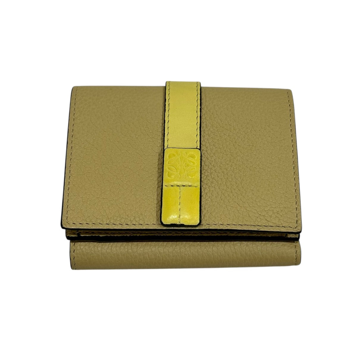品揃え豊富で LOEWE(ロエベ) ペールレモン バター ウォレット バーティカル 小物