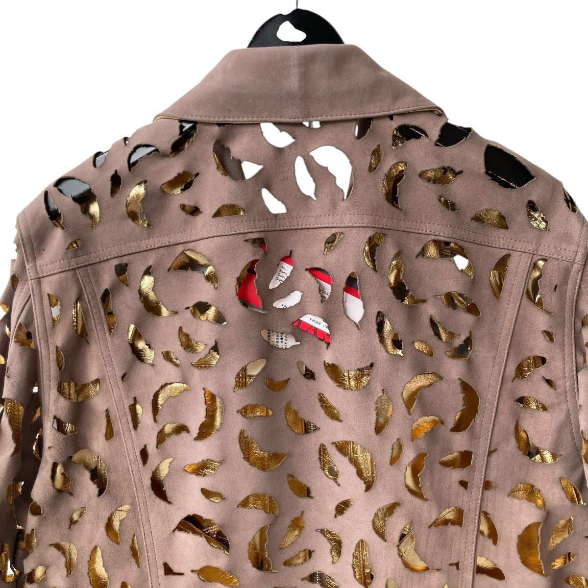 ジャケット・アウター MASU 24SS WINGCUT LEATHER TRUCKER JACKET MASU（エムエーエスユー）の「WING-CUT LEATHER TRUCKER JACKET