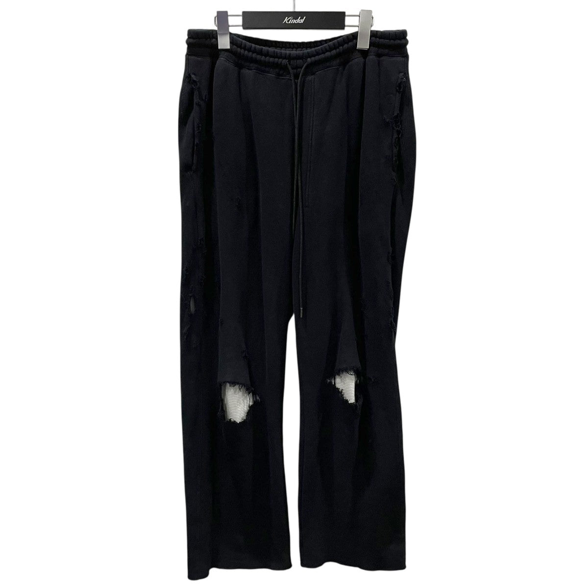 カインドオルオンライン ダメージ加工スウェットパンツ CRASH SWEAT LAYERED PANTS クラッシュスウェットレイヤードパンツ ANC-PT34-A 古着・中古-1枚目のアイテム画像