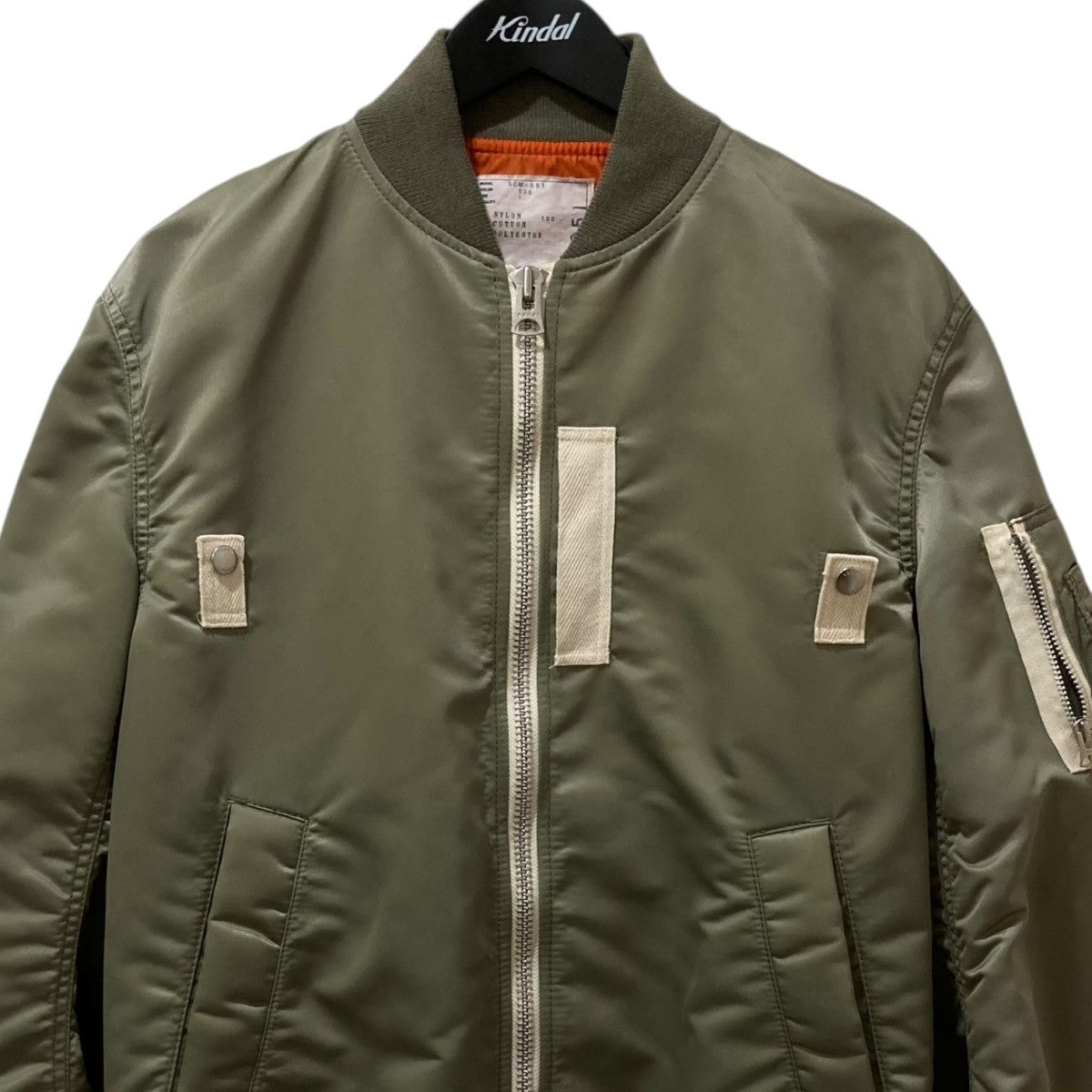 sacai MA-1ジャケット SCM-051 古着・中古-3枚目のアイテム画像
