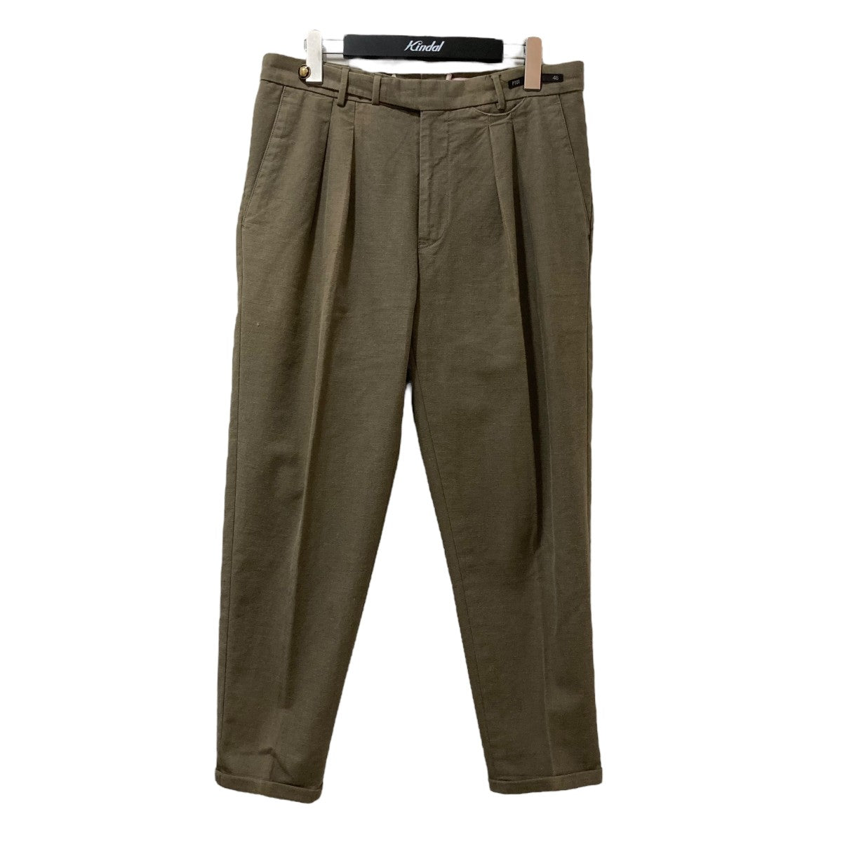 【美品】PT01×BEAMSF テーパード コットン スラックス パンツ 44 BEAMS F（ビームスF）【別注】PT TORINO / コットンリネン