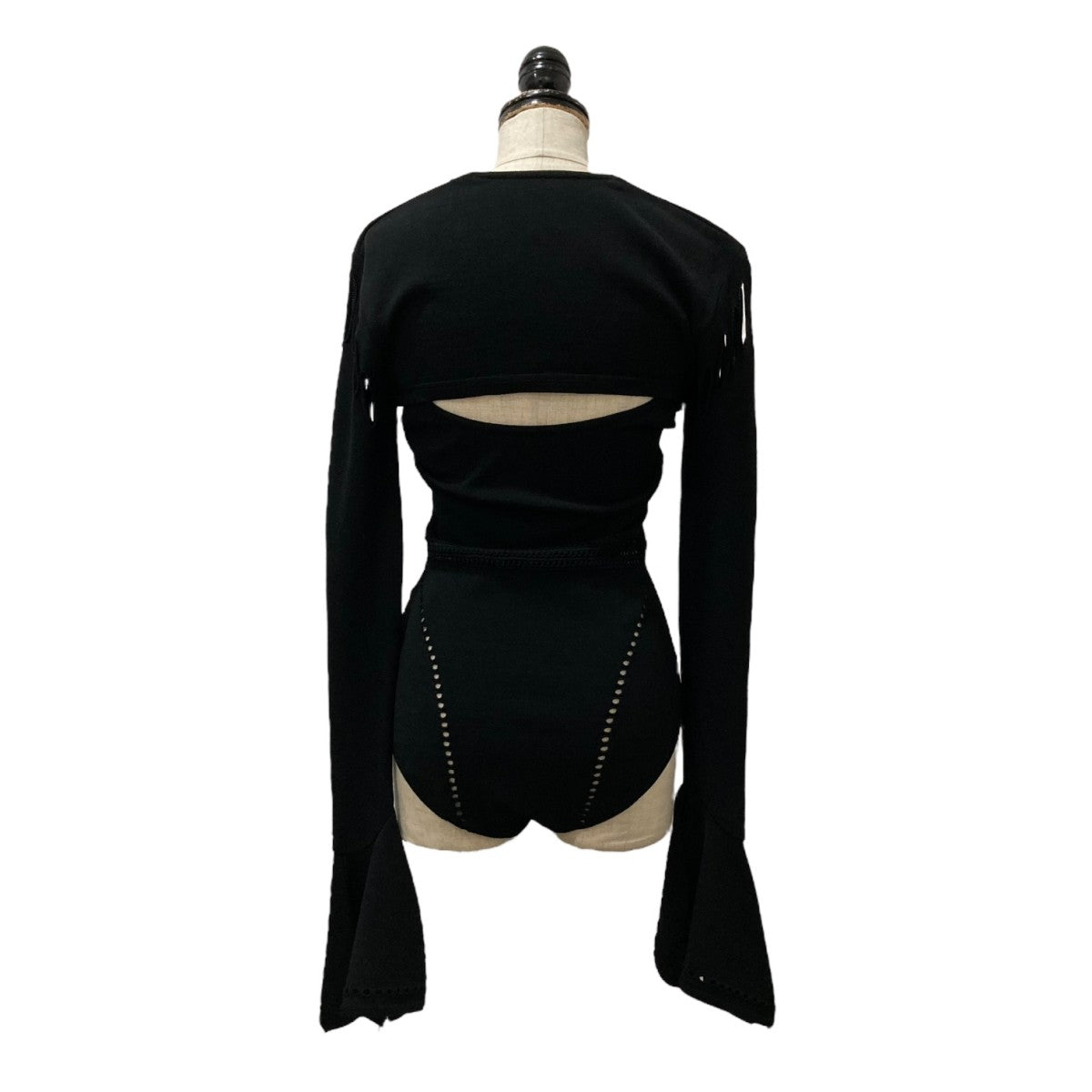FETICO(フェティコ) MESH KNIT SHAPED-NECK BODYSUITニット