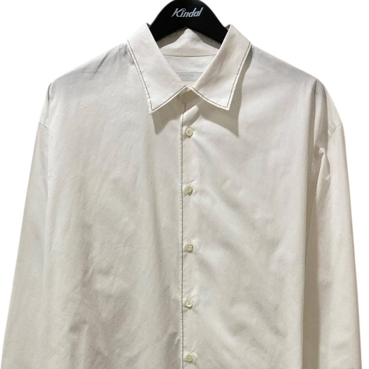 prada ベーシック　ホワイト 長袖シャツ Mサイズ prada ベーシック ホワイト 長袖シャツ Mサイズ 楽天市場