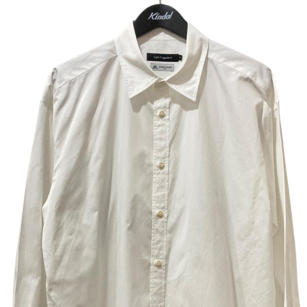 メンズウェア 1PIU1UGUALE3 THOMAS MASON BIG SHIRT 1piu1uguale3×THOMAS MASON ビッグサイズ シャツMRS154 MRS154