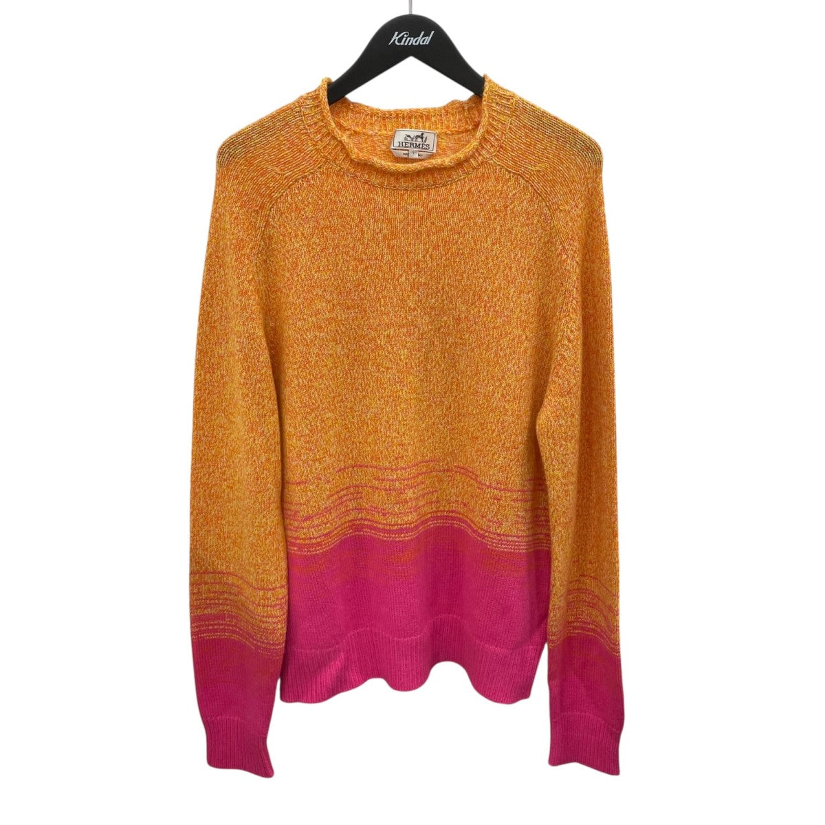 HERMES mouline ombre グラデーション カシミヤ ニット 古着・中古-1枚目のアイテム画像