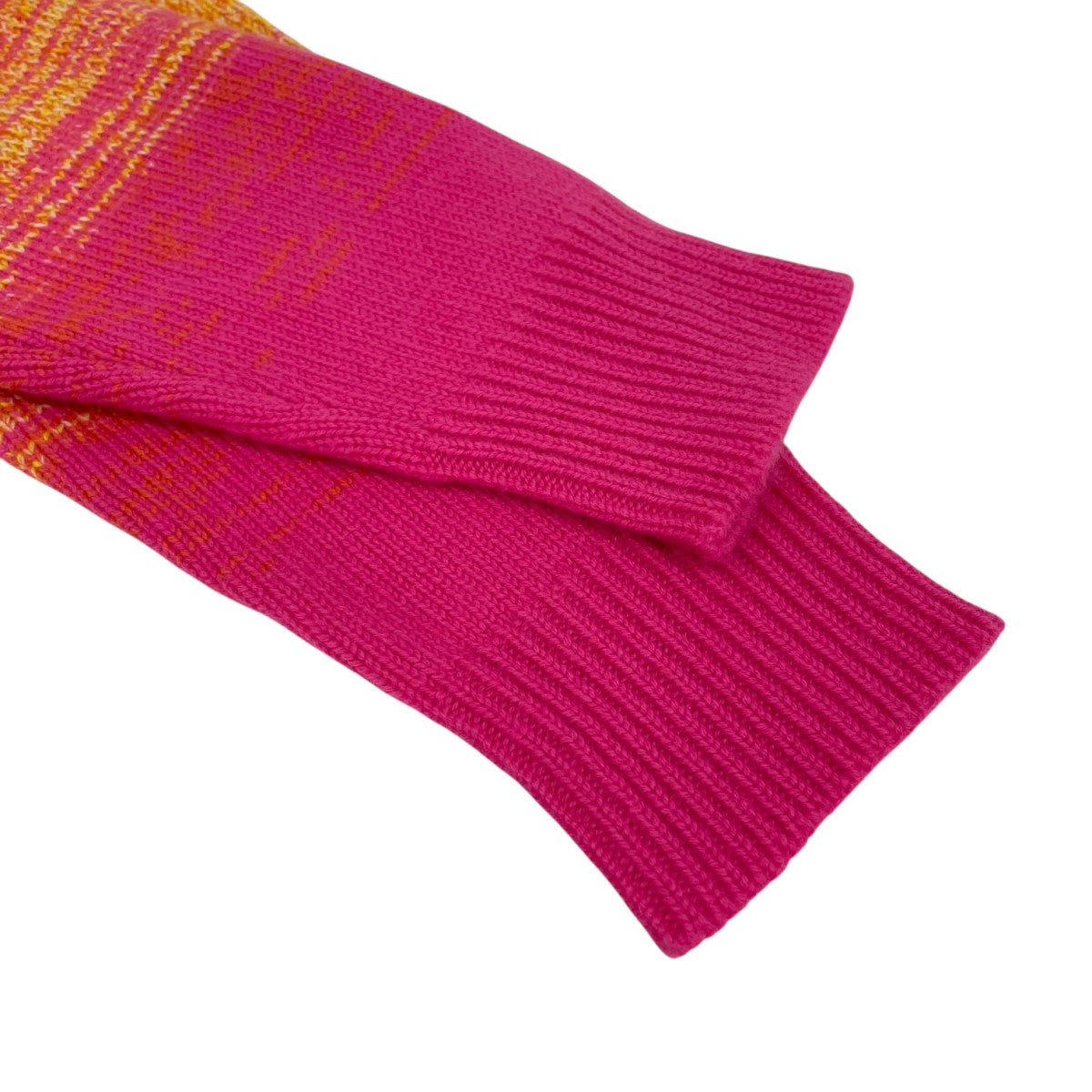 HERMES mouline ombre グラデーション カシミヤ ニット 古着・中古-4枚目のアイテム画像