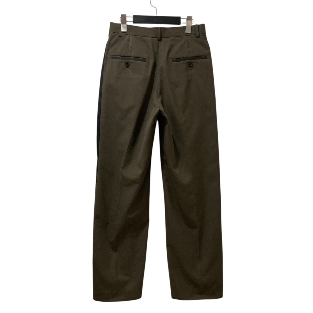 『Sacai』サカイ (0) グログラン ミックスパンツ sacai - sacai サカイ パンツ（その他） M 黒 【古着】【中古