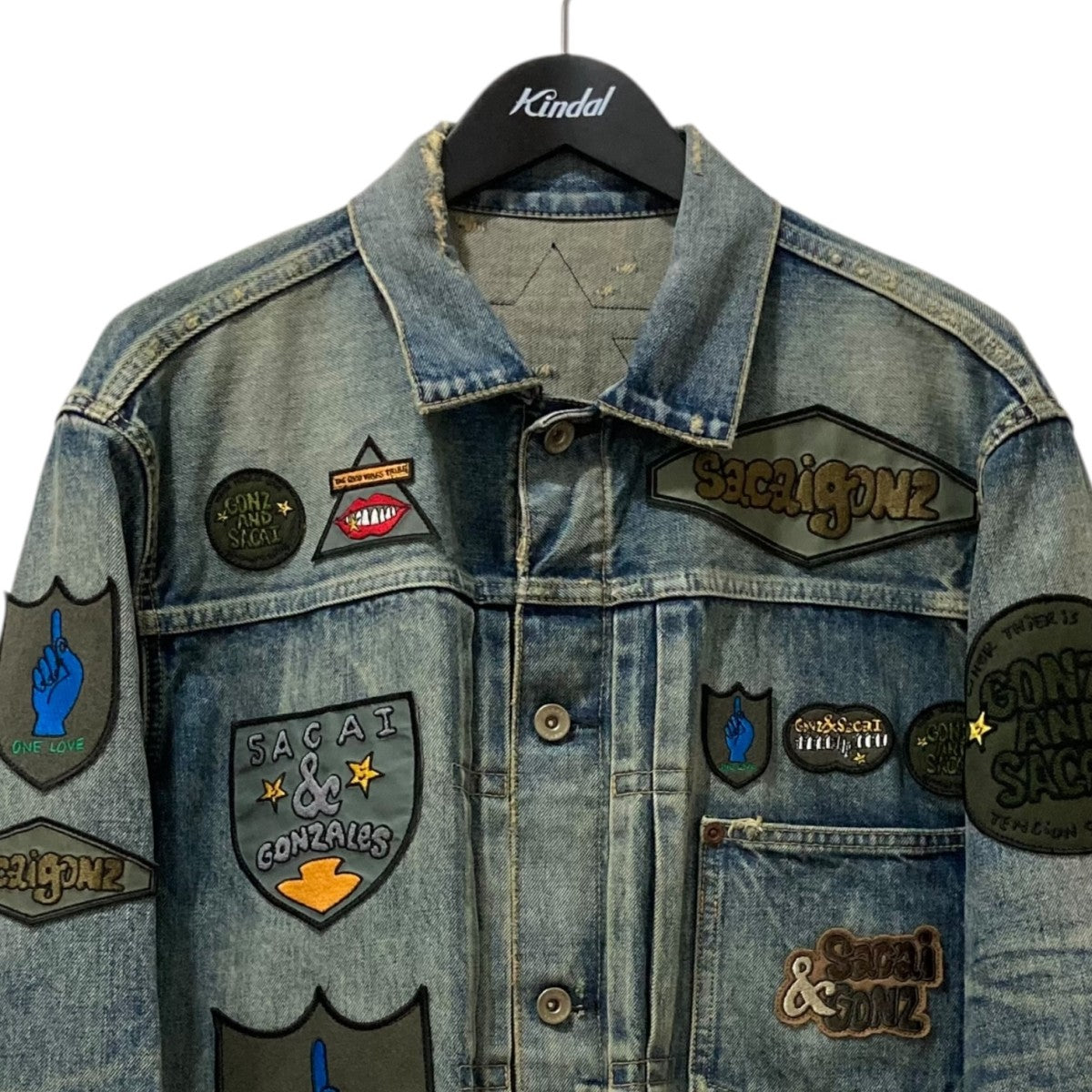 sacai×BEYONDEXX ワッペン デニムジャケット24-03525M 24-03525M