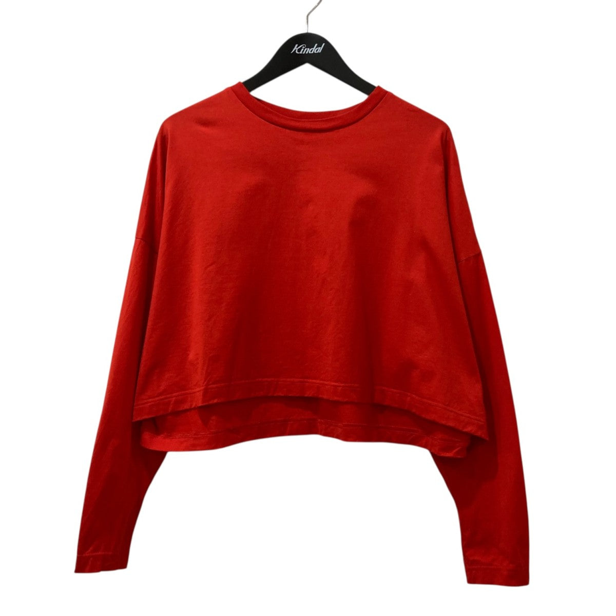 ローヘン LOHEN Voxy line cropped T shirt クロップドロングスリーブTシャツ LH24A-CU076-1 レッド サイズ LOHEN(ローヘン) Voxy line cropped T shirtクロップドロング